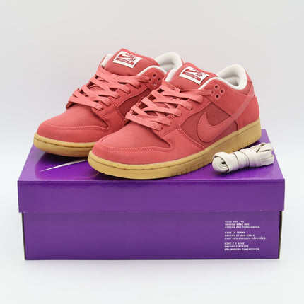 DV5429-600 Nike Dunk Low SB Adobe Red Gum Light Brown Pink Phantom Beige (Men's)