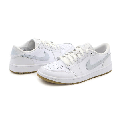 DD9315-111 Nike Air Jordan 1 Low Golf White Gum Pure Platinum Brown (Men's)