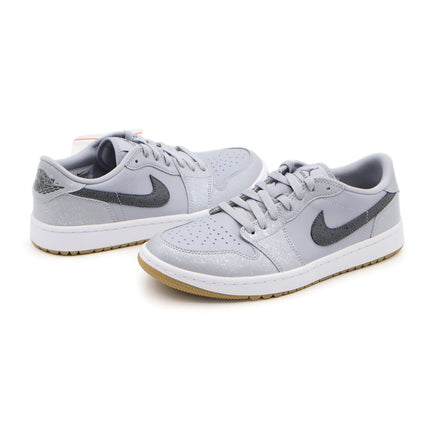 DD9315-006 Nike Air Jordan 1 Low Golf Wolf Iron Grey Gum White Brown (Men's)