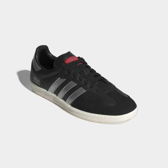 IF1825 adidas Originals Samba OG Core Black Silver Metallic Off White (Men's)