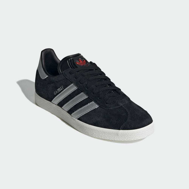 IF1826 adidas Originals Gazelle Core Black Silver Metallic Off White (Men's)