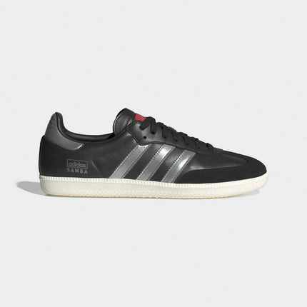 IF1825 adidas Originals Samba OG Core Black Silver Metallic Off White (Men's)