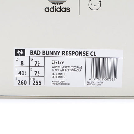 IF7179 Bad Bunny adidas Originals Response CL Wonder White Cream Granite (Men's)