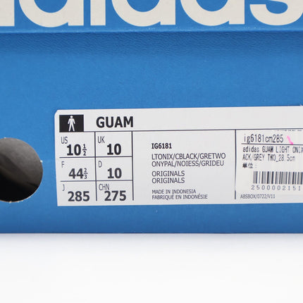 IG6181 adidas Originals Guam Light Onyx Core Black Grey Two (Men's)