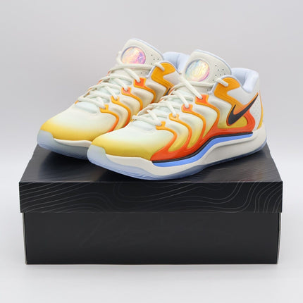 FJ9488-700 Nike KD 17 University Gold Safety Orange University Blue (Men's)