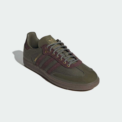 ID3263 Alwayth adidas Originals Samba OG Olive Straighter Shadow Brown (Men's)