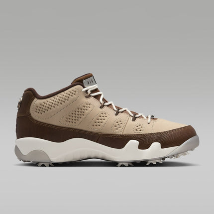 FN6929-200 Happy Life Wood Nike Air Jordan 9 Golf NRG Hemp Pecan Sail (Men's)