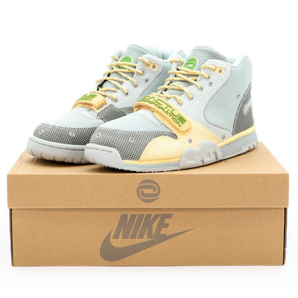 DR7515-001 Travis Scott Nike Air Trainer 1 SP Grey Haze and Dusty Sage (Men's)