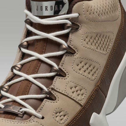 FN6929-200 Happy Life Wood Nike Air Jordan 9 Golf NRG Hemp Pecan Sail (Men's)