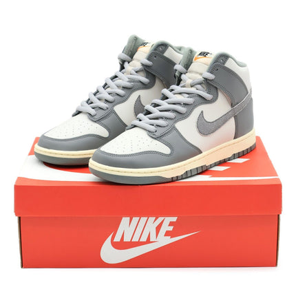 DM0582-001 Nike Dunk High Retro SE Light Bone Vintage Tubmled Grey Sail (Men's)