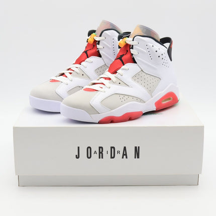 CT8529-062 Nike Air Jordan 6 Retro Hare Silver True Red Neutral Grey (Men's)