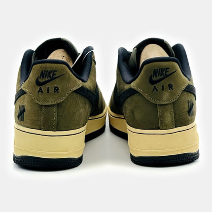 DH3064-300 Nike Air Force 1 Low SP Undefeated Ballistic Dunk vs. AF1 Khaki Green