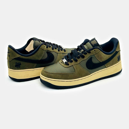 DH3064-300 Nike Air Force 1 Low SP Undefeated Ballistic Dunk vs. AF1 Khaki Green