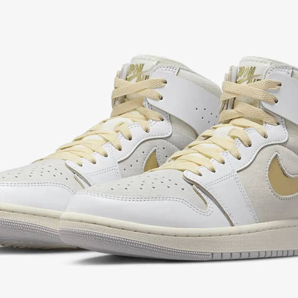 DV1307-107 Nike Air Jordan 1 High Zoom CMFT 2 Metallic Gold