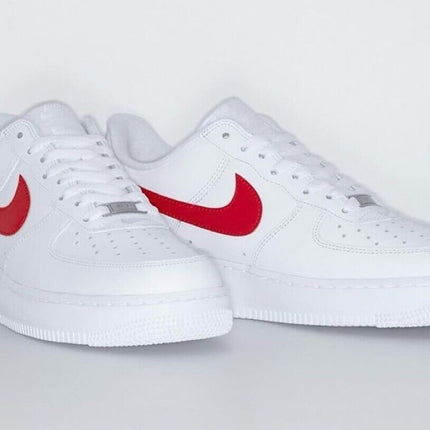 CU9225-101 Supreme Nike Air Force 1 Low China Exclusive White Speed Red (Men's)