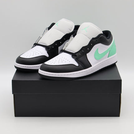 553558-131 Nike Air Jordan 1 Low Green Glow (Men's)