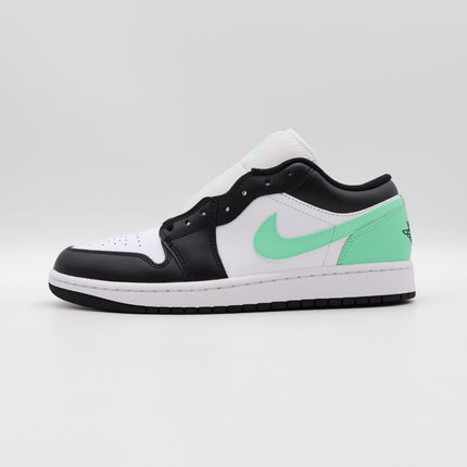 553558-131 Nike Air Jordan 1 Low Green Glow (Men's)