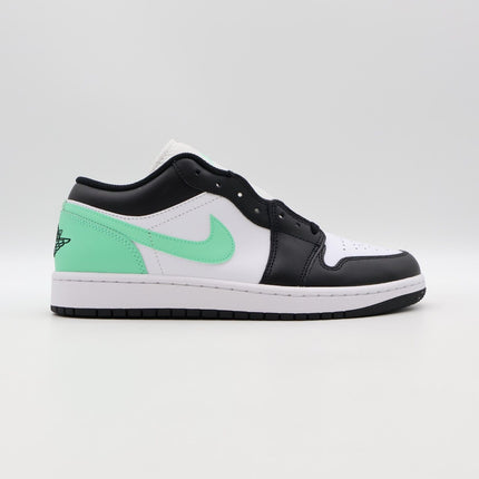 553558-131 Nike Air Jordan 1 Low Green Glow (Men's)