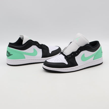 553558-131 Nike Air Jordan 1 Low Green Glow (Men's)