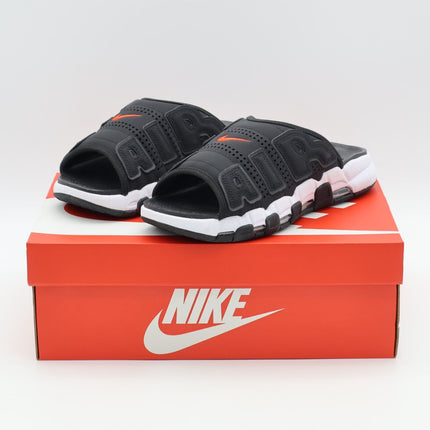 FJ2707-001 Nike Air More Uptempo Slide Black Clear White (Men's)