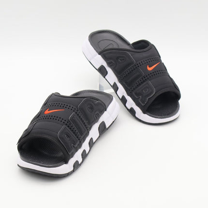 FJ2707-001 Nike Air More Uptempo Slide Black Clear White (Men's)