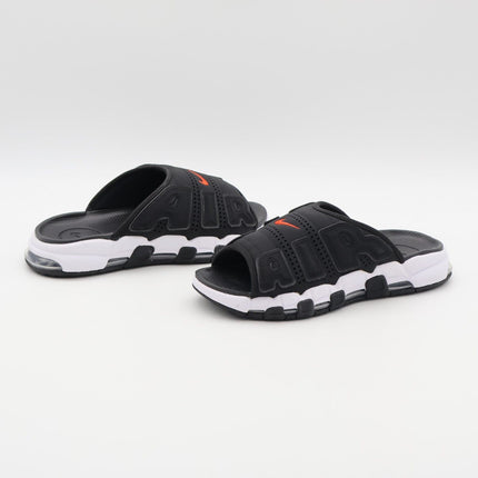 FJ2707-001 Nike Air More Uptempo Slide Black Clear White (Men's)