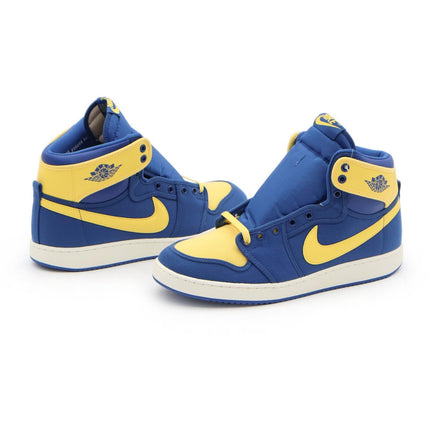 DO5047-407 Nike Air Jordan 1 KO True Blue Topaz Gold Laney Sail Yellow (Men's)