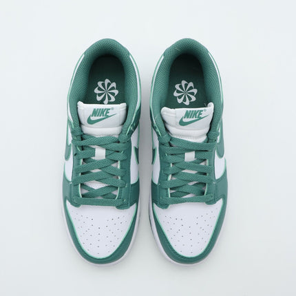 DD1873-107 Nike Dunk Low Next Nature Bicoastal White Forrest Green (Women's)