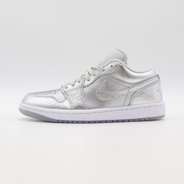 FN5030-001 Nike Air Jordan 1 Low SE Metallic Silver Photon Dust Grey (Women's)