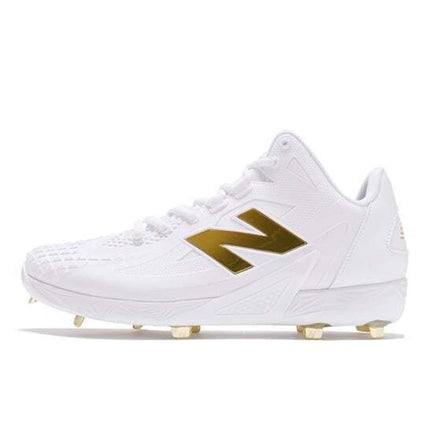 MSHOWT1 New Balance FuelCell Ohtani 1 White Metallic Gold (Cleat) (Men's)