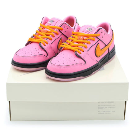 FZ3351-600 The Powerpuff Girls Nike SB PS Dunk Low Pro QS Blossom Pink Orange