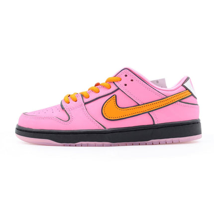 FZ3351-600 The Powerpuff Girls Nike SB PS Dunk Low Pro QS Blossom Pink Orange