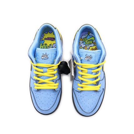 FZ8833-400 The Powerpuff Girls Nike SB PS Dunk Low Pro QS Bubbles Blue Yellow