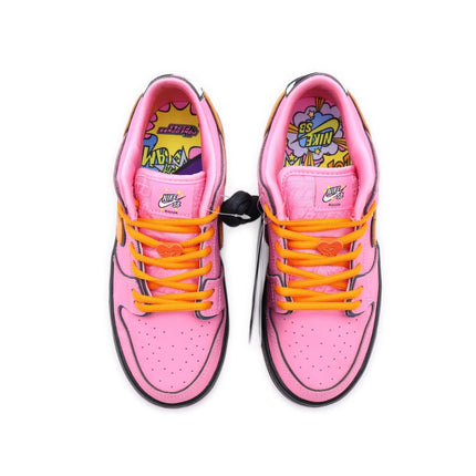 FZ3351-600 The Powerpuff Girls Nike SB PS Dunk Low Pro QS Blossom Pink Orange