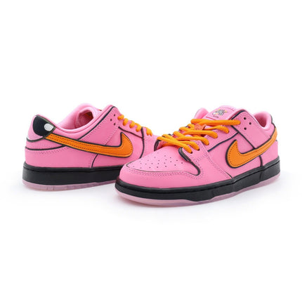 FZ3351-600 The Powerpuff Girls Nike SB PS Dunk Low Pro QS Blossom Pink Orange