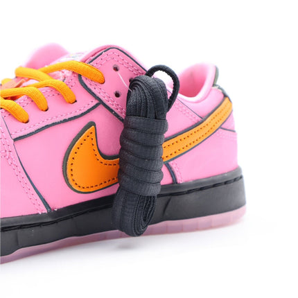 FZ3351-600 The Powerpuff Girls Nike SB PS Dunk Low Pro QS Blossom Pink Orange