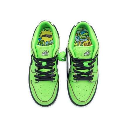 FZ8832-300 The Powerpuff Girls Nike SB PS Dunk Low Pro QS Buttercup (Kid's)