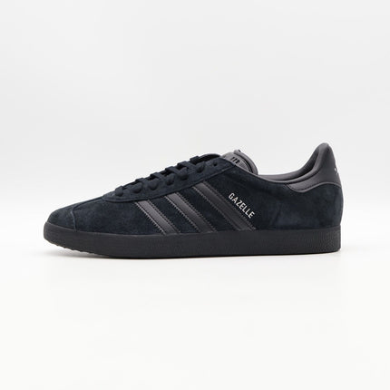 JI2161 adidas Originals Gazelle All Black Silver Metallic (Men's)