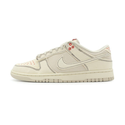 DV0834-100 Nike Dunk Low Sashiko Denim Light Orewood Brown White Canvas (Men's)