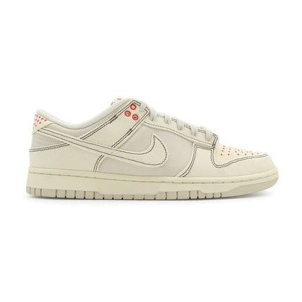 DV0834-100 Nike Dunk Low Sashiko Denim Light Orewood Brown White Canvas (Men's)