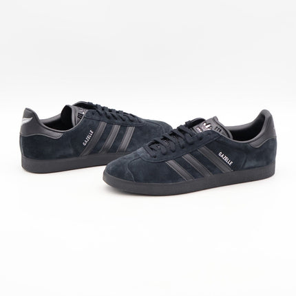 JI2161 adidas Originals Gazelle All Black Silver Metallic (Men's)