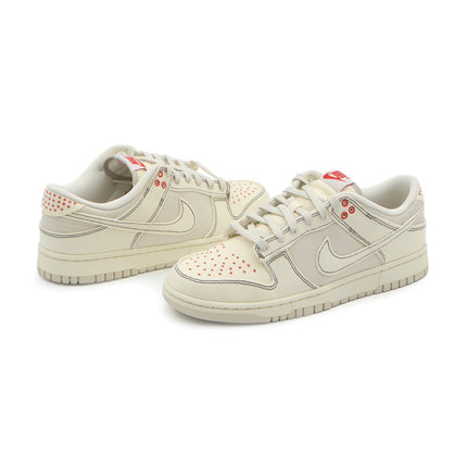 DV0834-100 Nike Dunk Low Sashiko Denim Light Orewood Brown White Canvas (Men's)