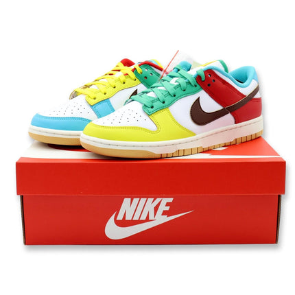 DH0952-100 Nike Dunk Low SE Free 99 White Light Chocolate Roma Green (Men's)