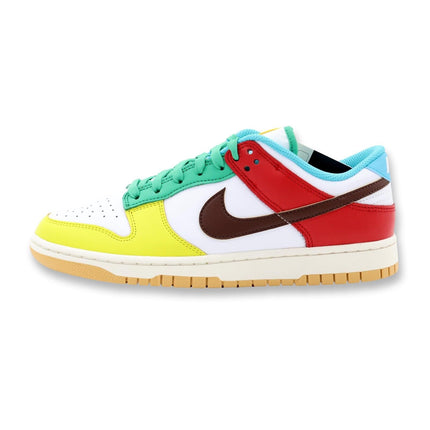 DH0952-100 Nike Dunk Low SE Free 99 White Light Chocolate Roma Green (Men's)