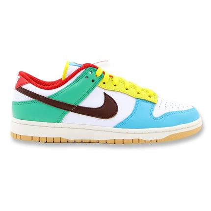 DH0952-100 Nike Dunk Low SE Free 99 White Light Chocolate Roma Green (Men's)