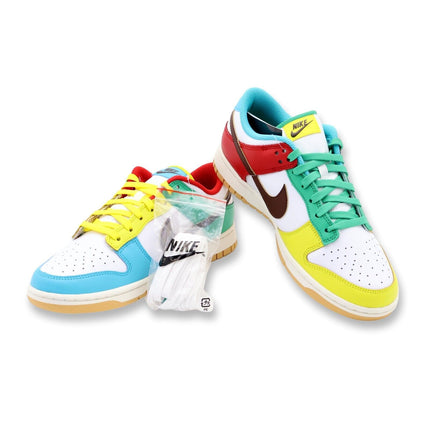 DH0952-100 Nike Dunk Low SE Free 99 White Light Chocolate Roma Green (Men's)