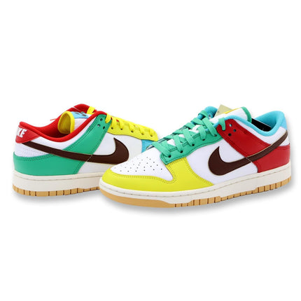 DH0952-100 Nike Dunk Low SE Free 99 White Light Chocolate Roma Green (Men's)