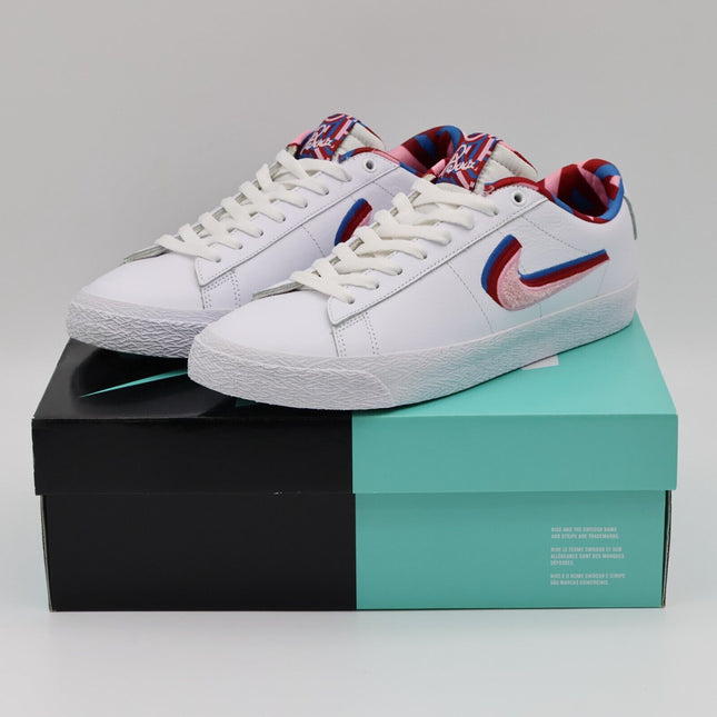 CN4507-100 Parra Nike SB Blazer Low White Red Pink (Men's)