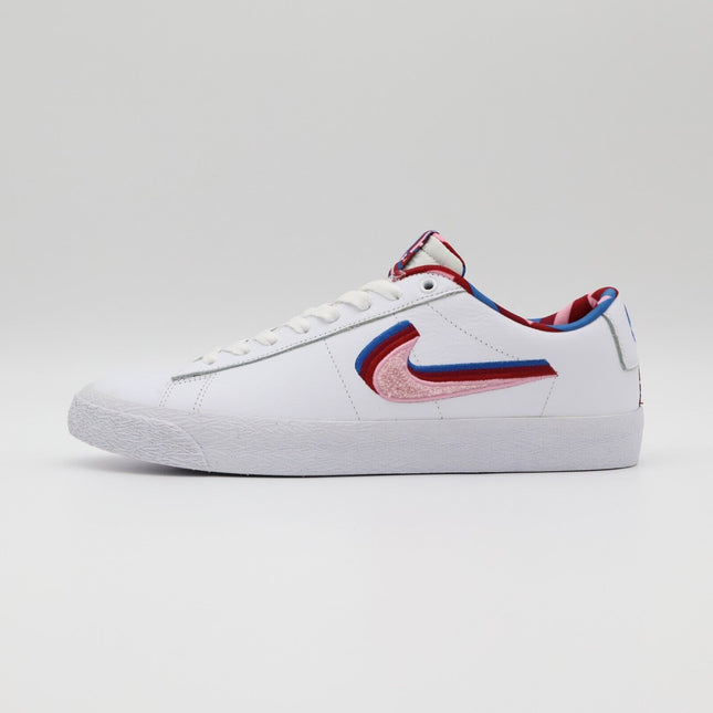 CN4507-100 Parra Nike SB Blazer Low White Red Pink (Men's)