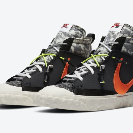 CZ3589-001 Nike Blazer Mid Readymade Black Vast Grey Volt Total Orange (Men's)